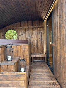 Outdoor sauna hot tub combo (9)