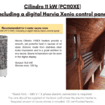 Cilindro 11 kW PC110XE including a digital Harvia Xenio control panel iglu