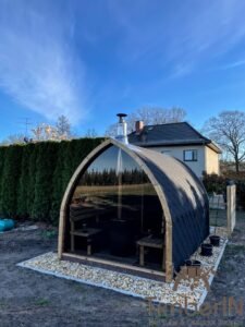 Outdoor garden sauna pod – iglu (3)