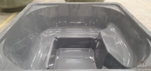 Rectangular hot tub with external wood burner (4)