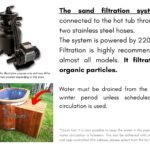The sand filtration system