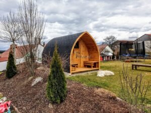 Outdoor garden sauna igloo design 2 8