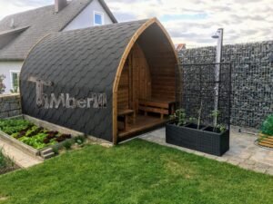 Outdoor garden sauna pod – iglu 2 3 scaled