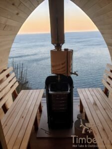Outdoor garden sauna pod – iglu 2 8 scaled