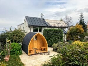Outdoor garden sauna pod – iglu 3 1