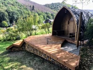 Outdoor garden sauna pod – iglu 4 2