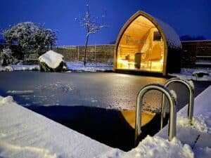 Outdoor garden sauna pod – iglu 5 2