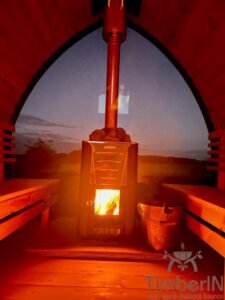 Outdoor wooden sauna pod – iglu (6)