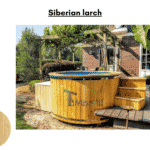 Siberian larch for Wooden hot tub with electric heater