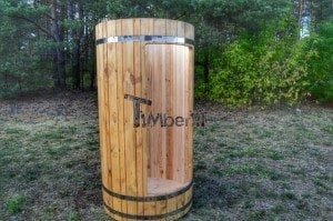 Outdoor wooden shower 4