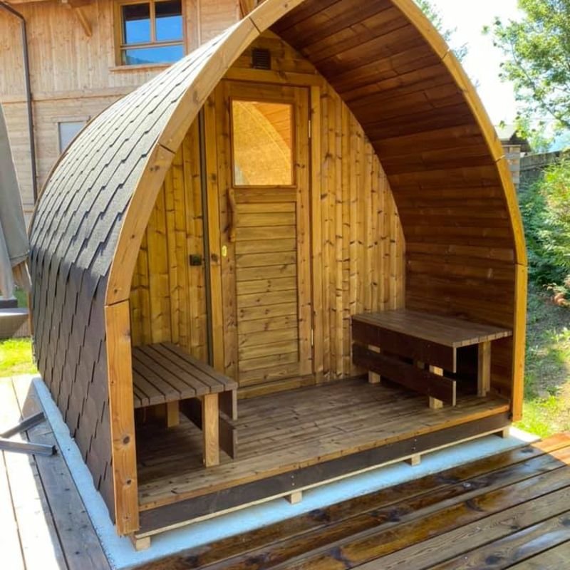 4 person outdoor sauna