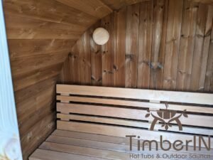 Outdoor sauna small mini for 2 4 persons (10)