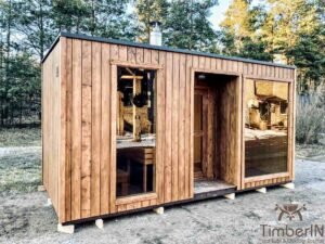 Modern outdoor garden sauna (22)